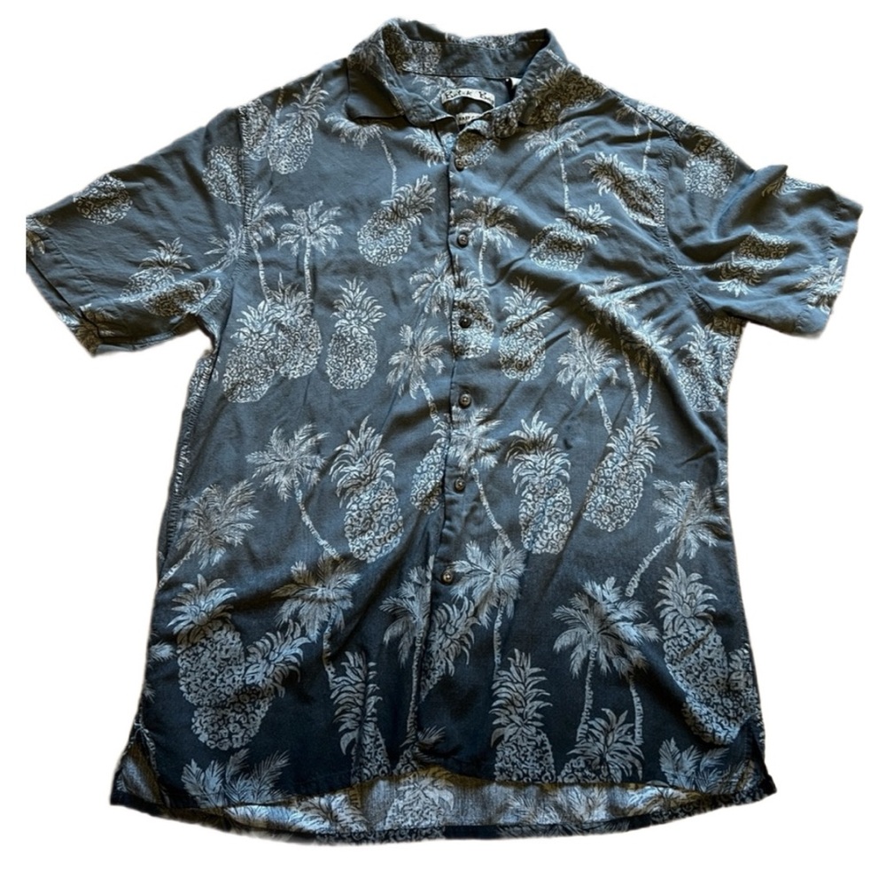 Batik bay Hawaiian short sleeve tropical button down shirt